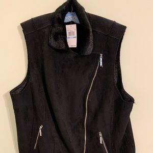 Michael Kors Black Suede Vest 20W